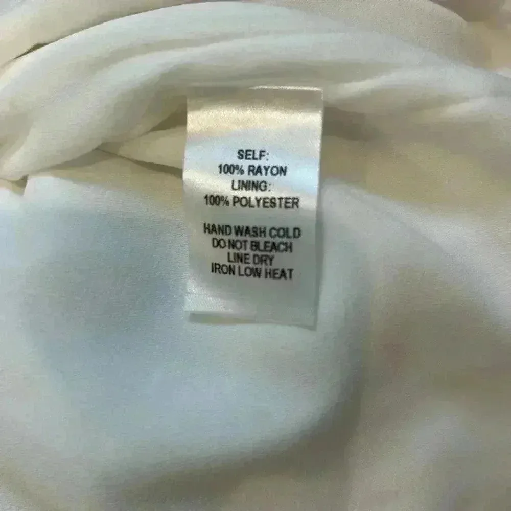 Lulus White Ruffled Sleeve Cut Out Back Mini Shift Dress Size M - Image 5