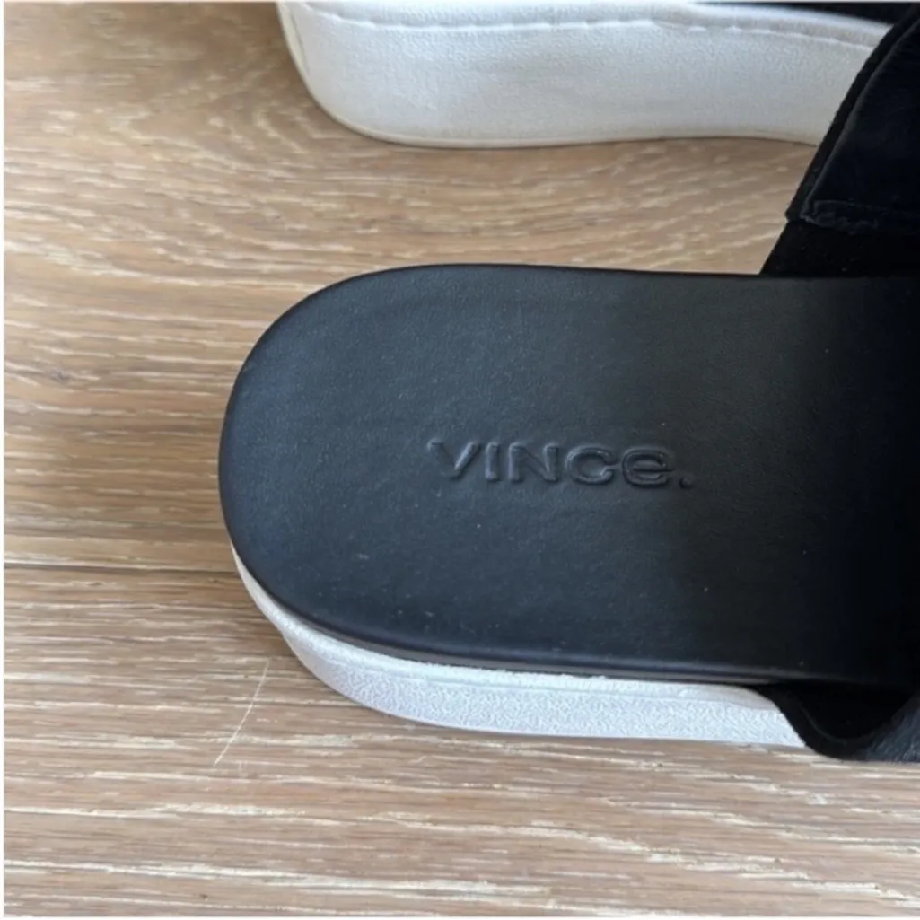 Vince  Two-Tone Platform Slides - Image 8
