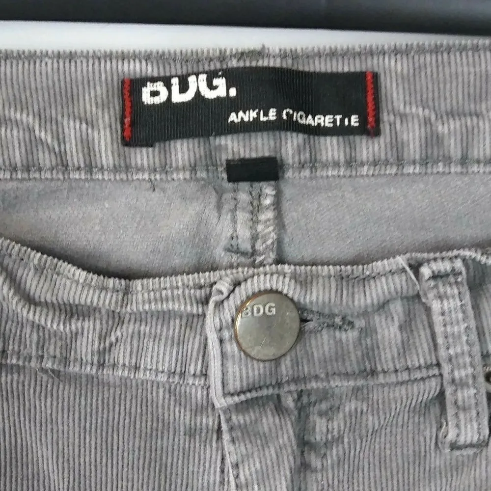 BDG Urban Outfitters Gray Ankle Cigarette Jeans 30 - Image 3