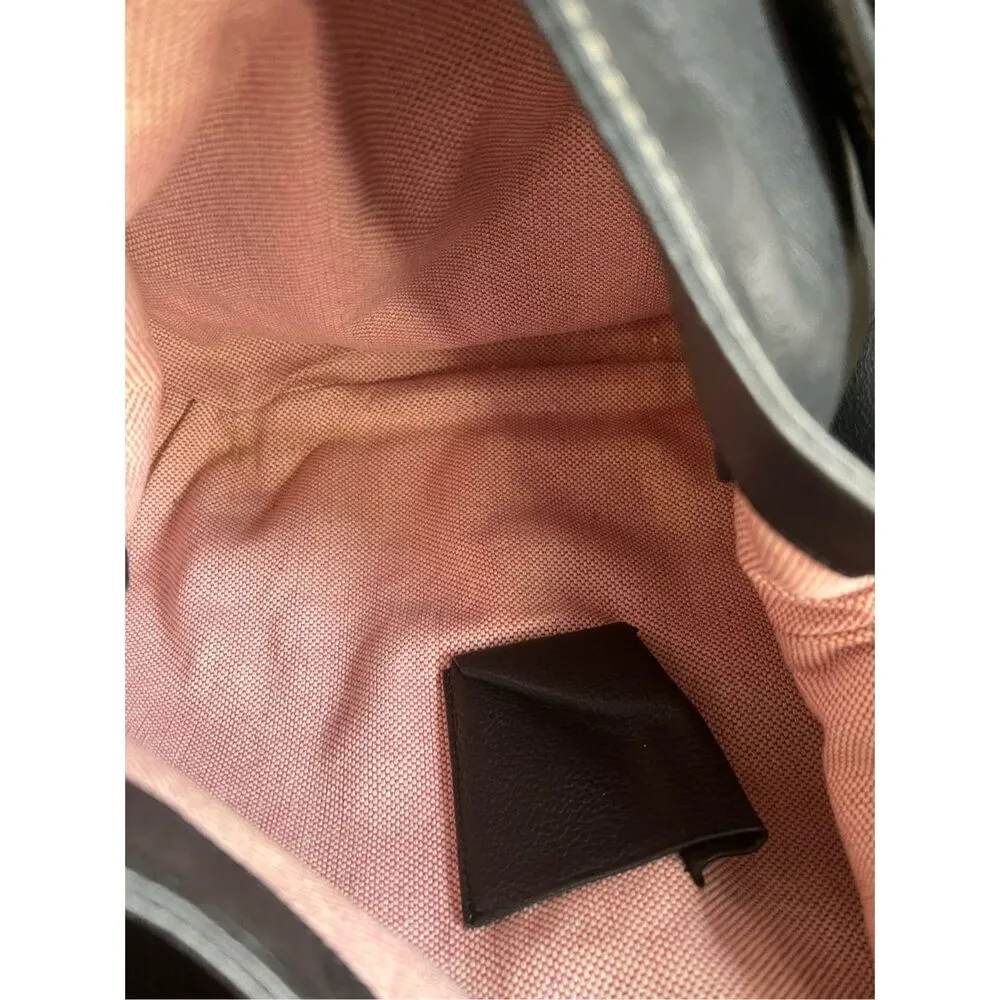 Dooney & Bourke Black Pebble Grain Leather Libby Hobo/Shoulder Bag - Image 9