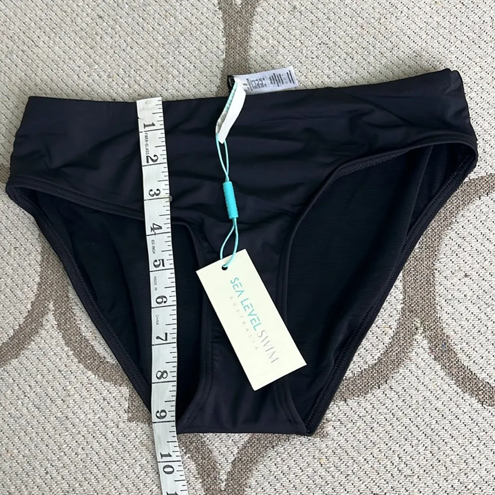 🏖️ Sea level essentials mid bikini pant black Size 4 - Image 7