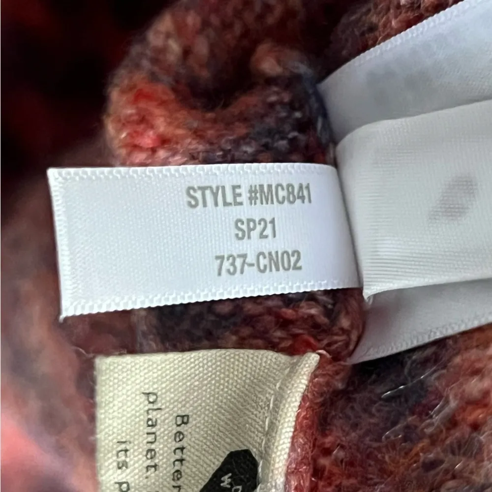 Madewell Space-Dyed Birchmont Side-Button Pullover Sweater | Small - Image 9