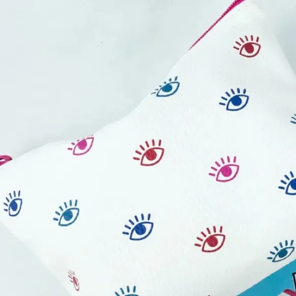 Macy’s Beauty Colorful Eye Cosmetic Bag - Image 7