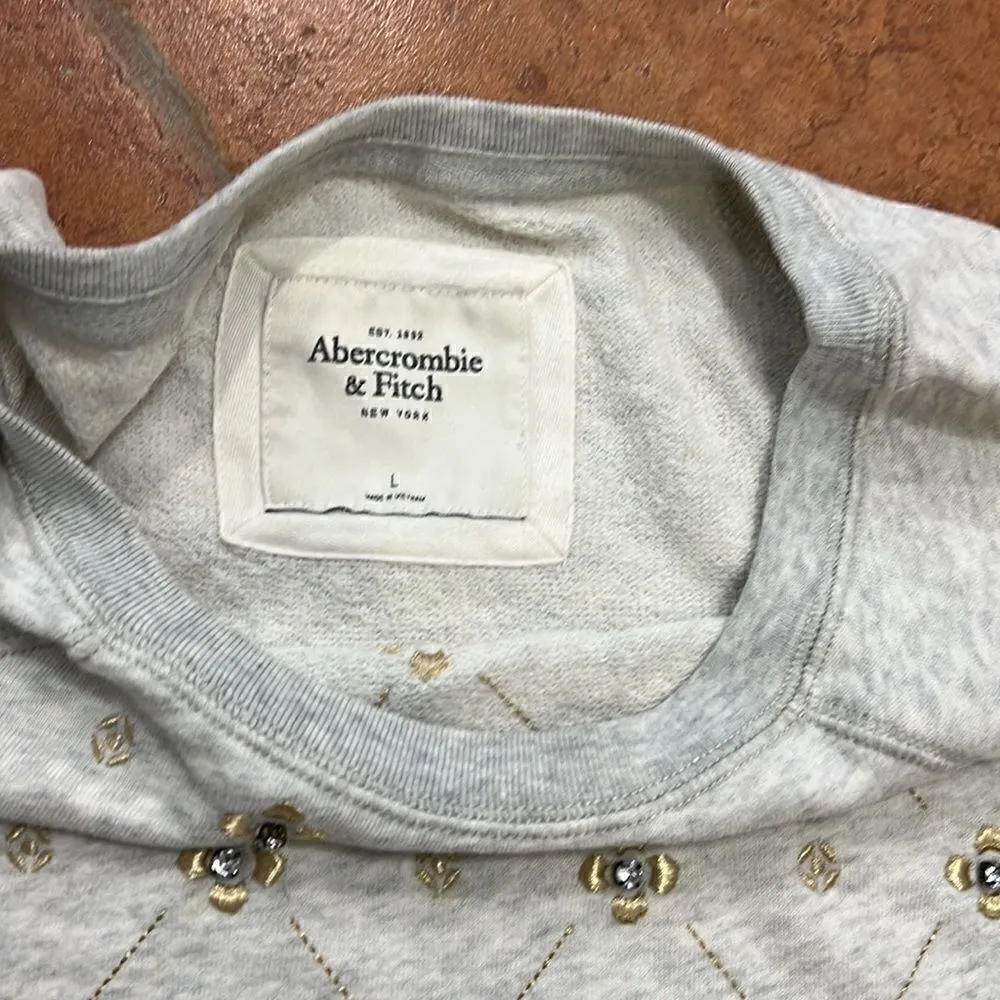 Abercrombie & Fitch jewel sweatshirt size L - Image 7