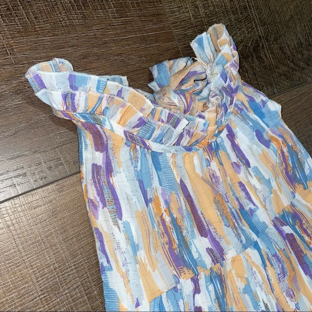 Entro Multi Colored Dress Women’s Small - Image 4