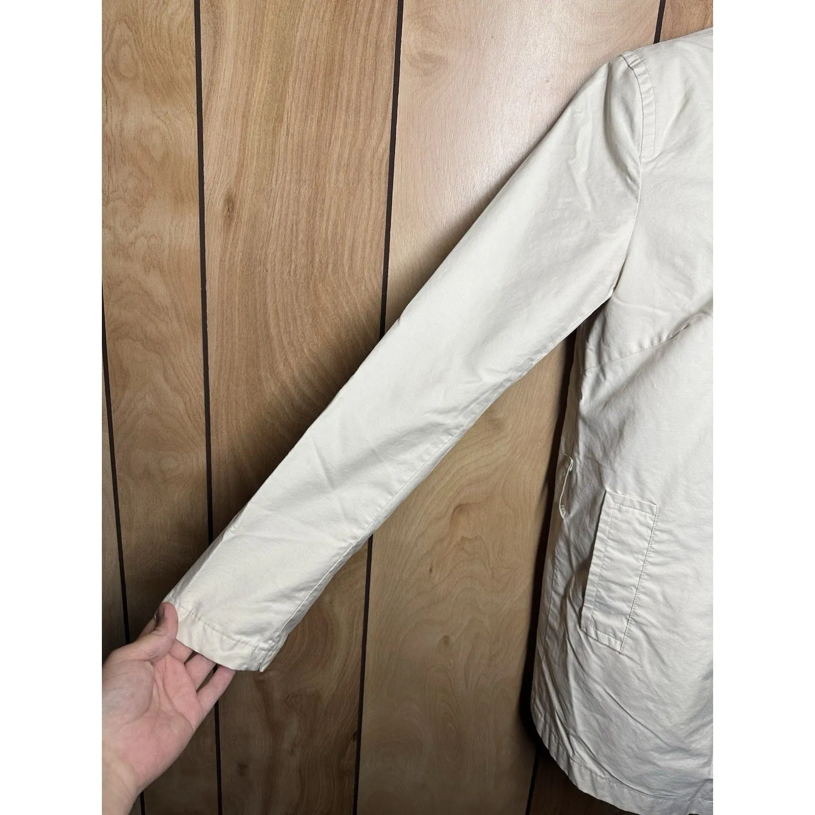 Old Navy women’s trenchcoat size small - Image 2