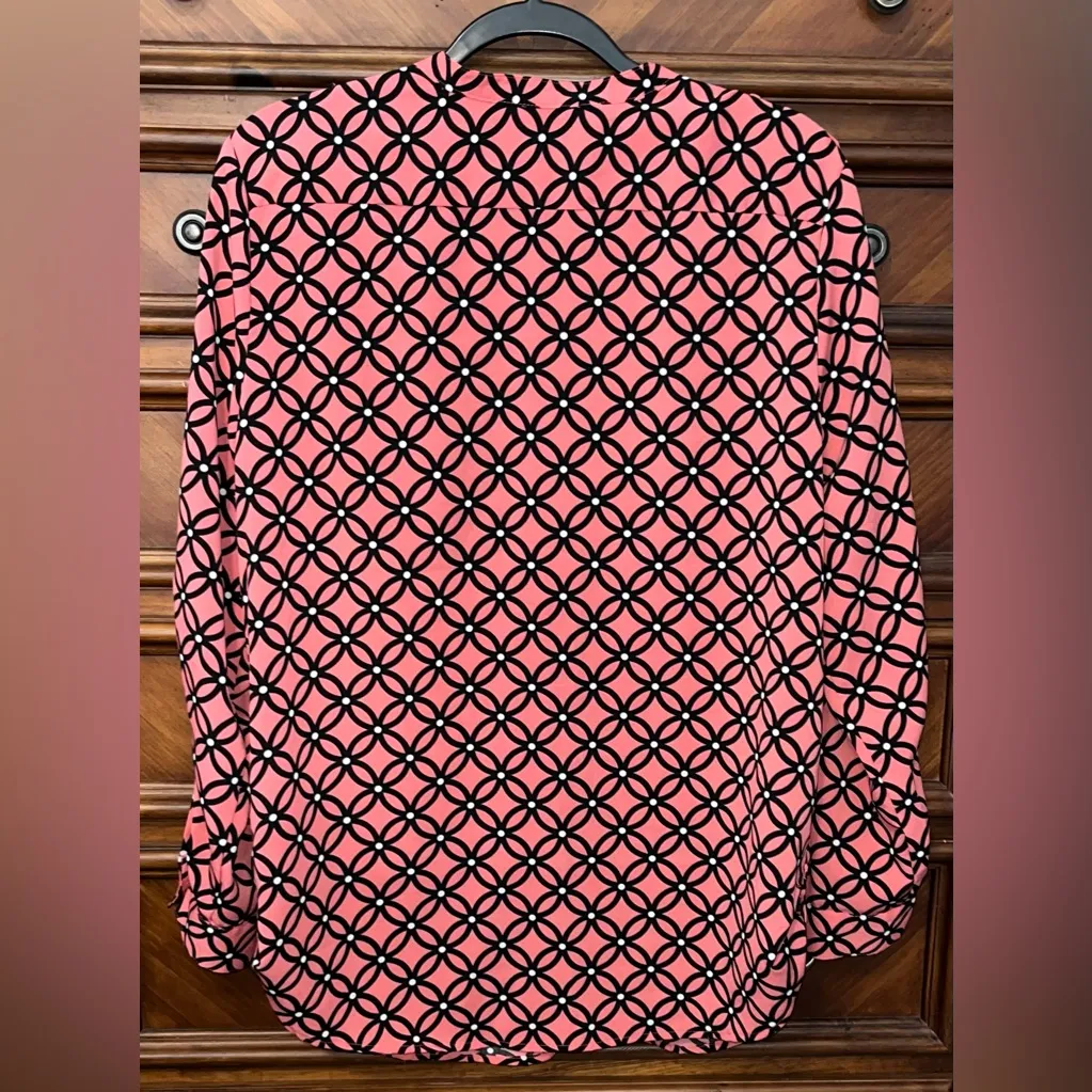 Elementz Safari Epaulets Roll-Tabs Bold Button Down Shirt 21” P2P - Image 2