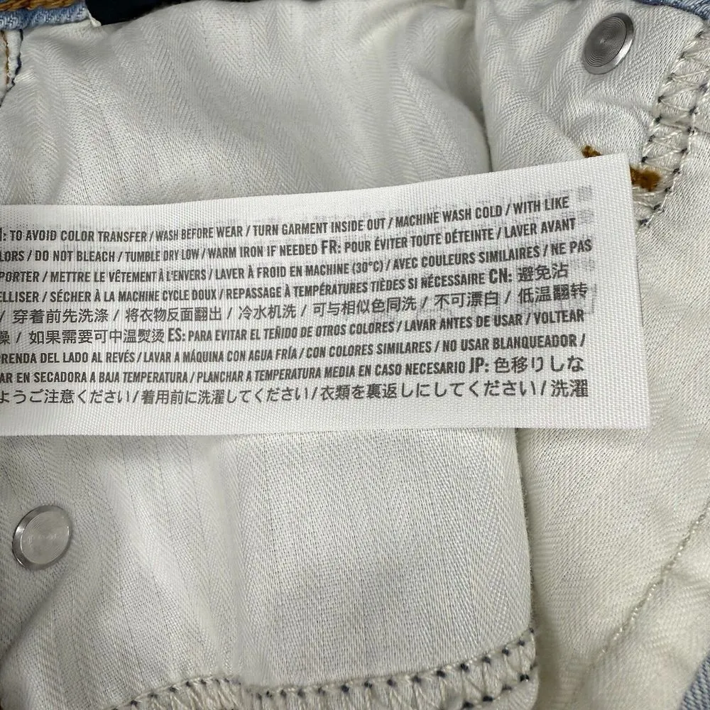 NWT Abercrombie & Fitch Shorts 18‎ / 34 Curve Love High Rise Loose Short Denim - Image 8