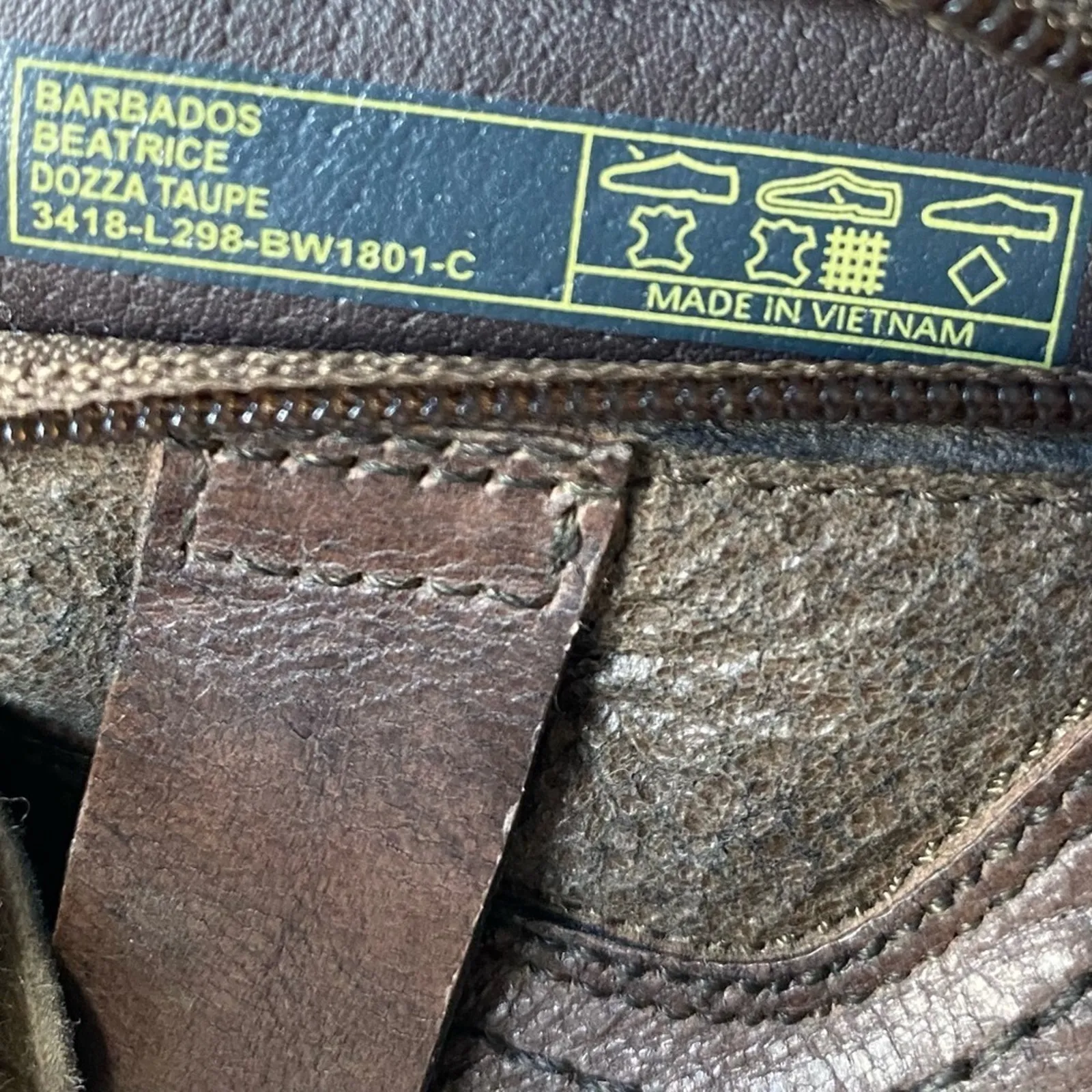 Bussola Barbados brown leather zip harness fur lined low heel ankle boots 37 NEW Size 6 - Image 7