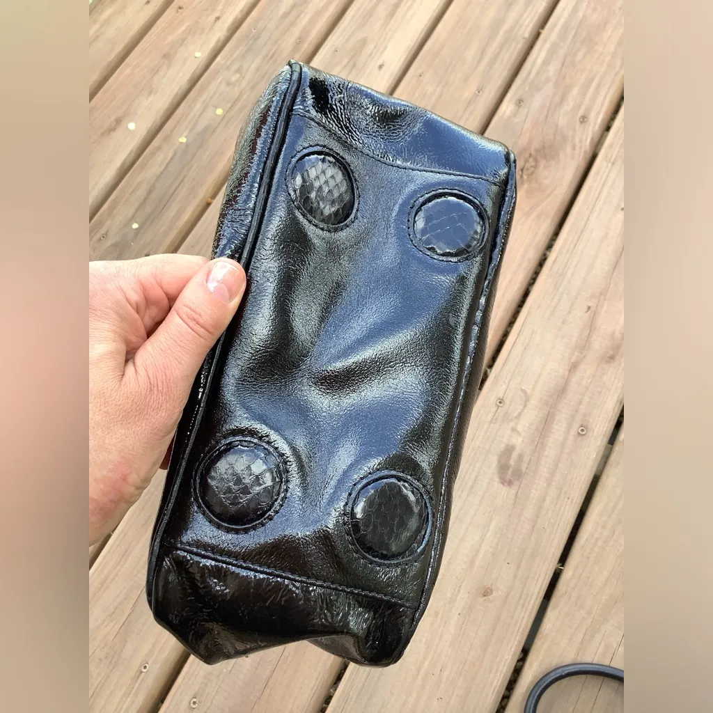 Pretty black enamel purse🌹 - Image 6