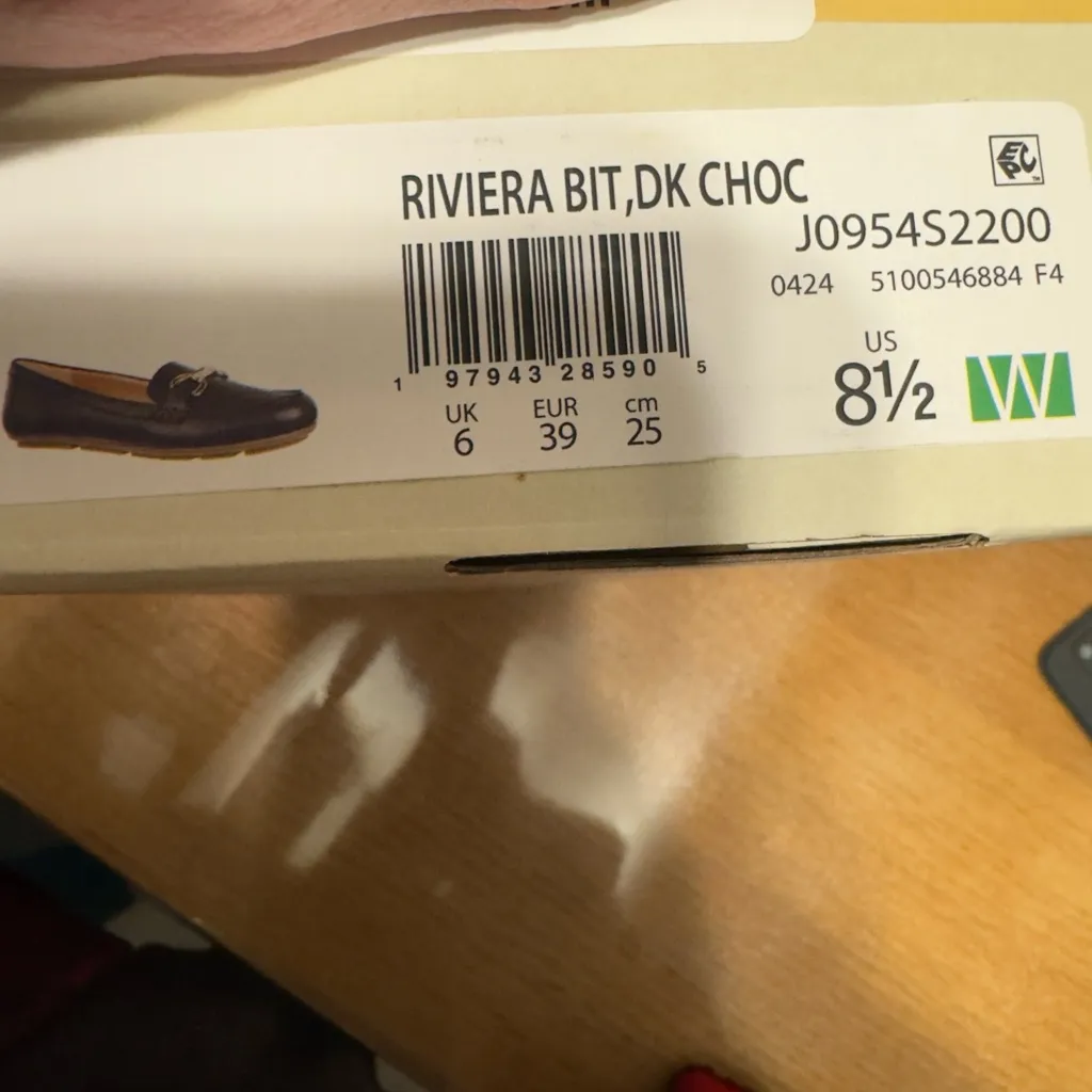 LifeStride Riviera shock absorption dark brown flats 8.5 New in box - Image 7