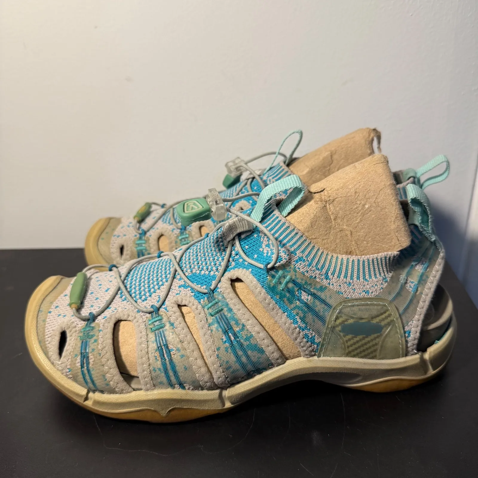 Keen Evofit One Knight Hiking Sandals Womens 8 Paloma Lake Blue USA Made Shoes - Image 5