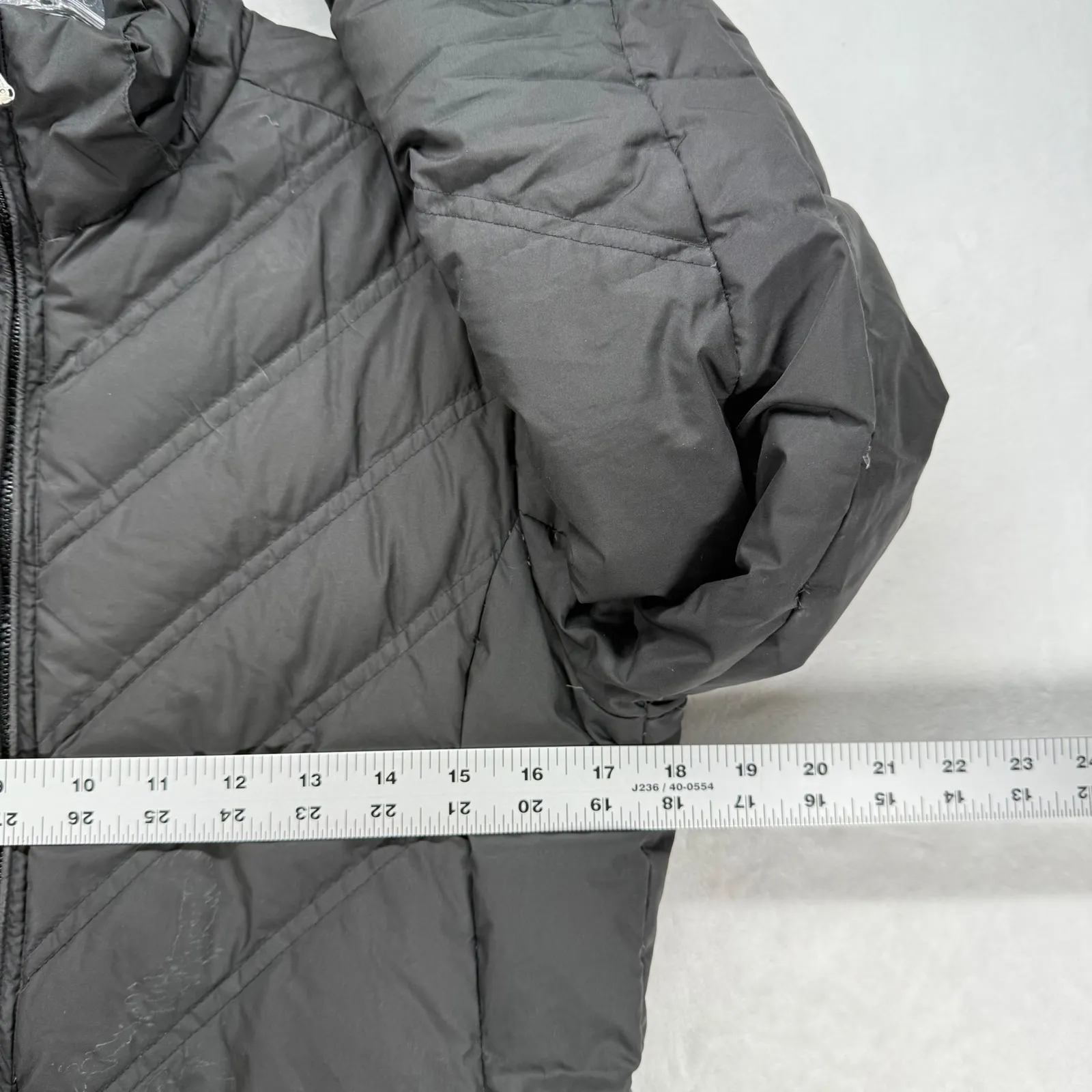 Patagonia Down Parka Coat Puffer Quilted Lightweight Black Women's‎ S - READ - Image 2