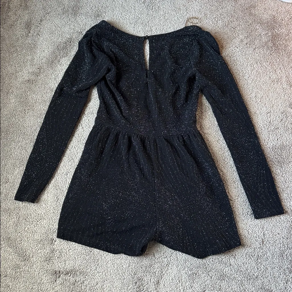 Trixxi Clothing Company Sparkle Black Romper SIZE S - Image 6