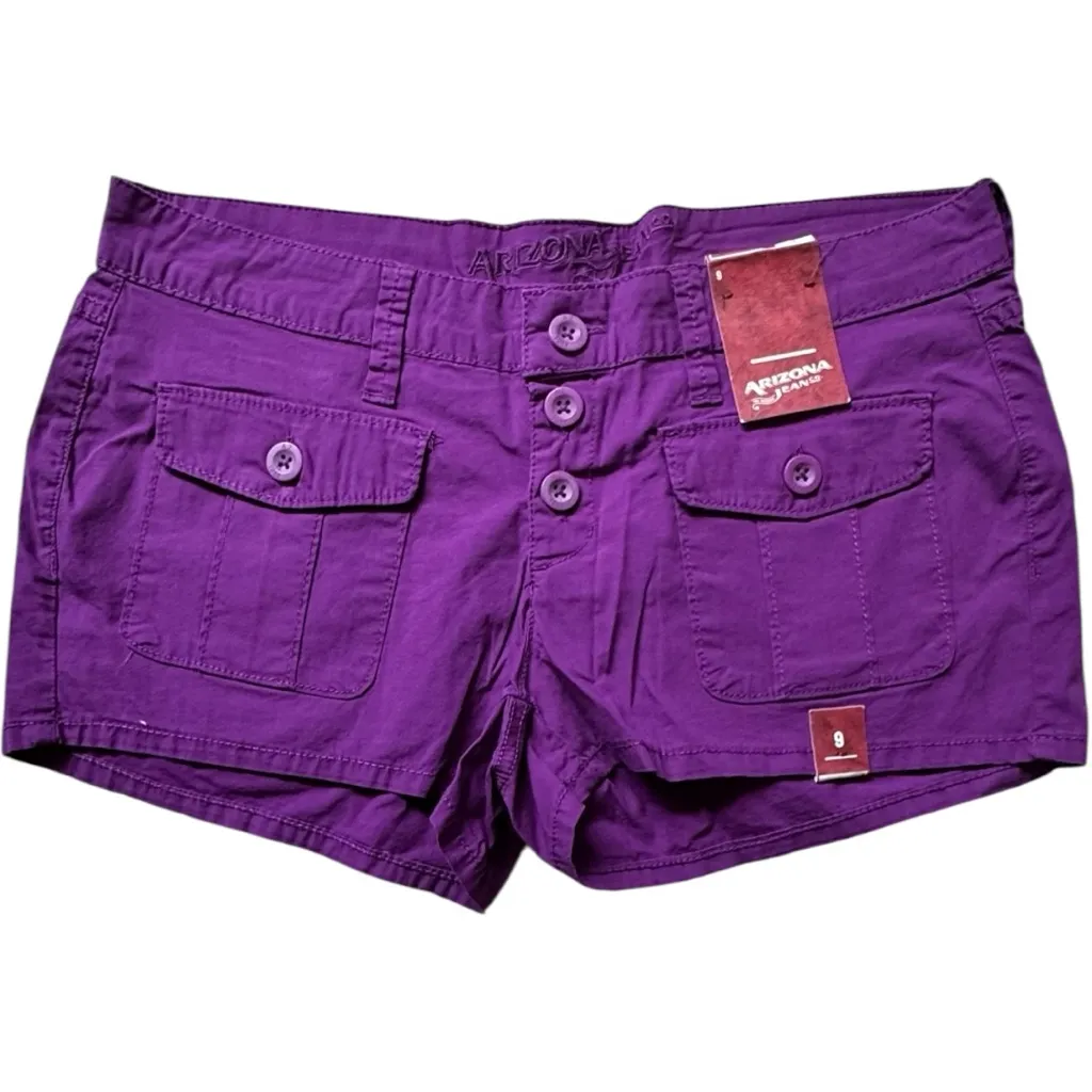 Arizona Jean Company Purple Women's Shorts Sz 9 - Image 2