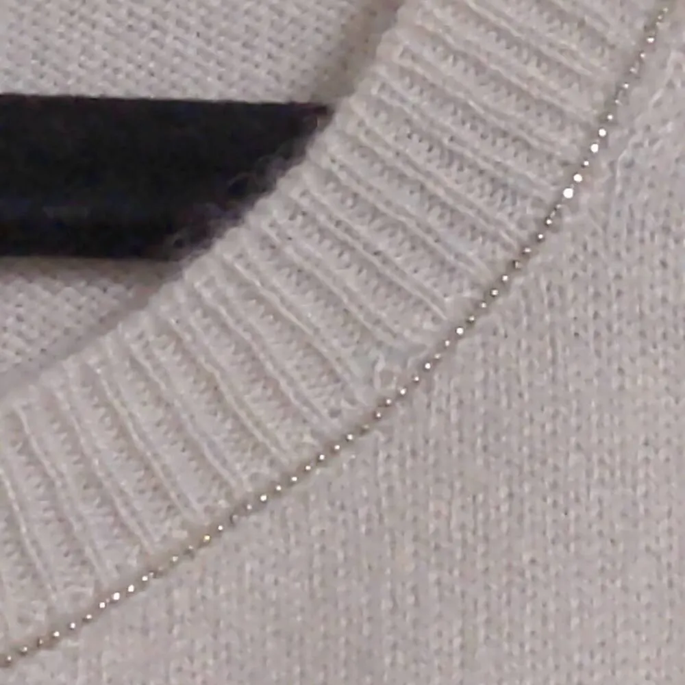 Lafayette 148 New York Womens Pullover Sweater Beige 100% Cashmere Sleeveless M - Image 2