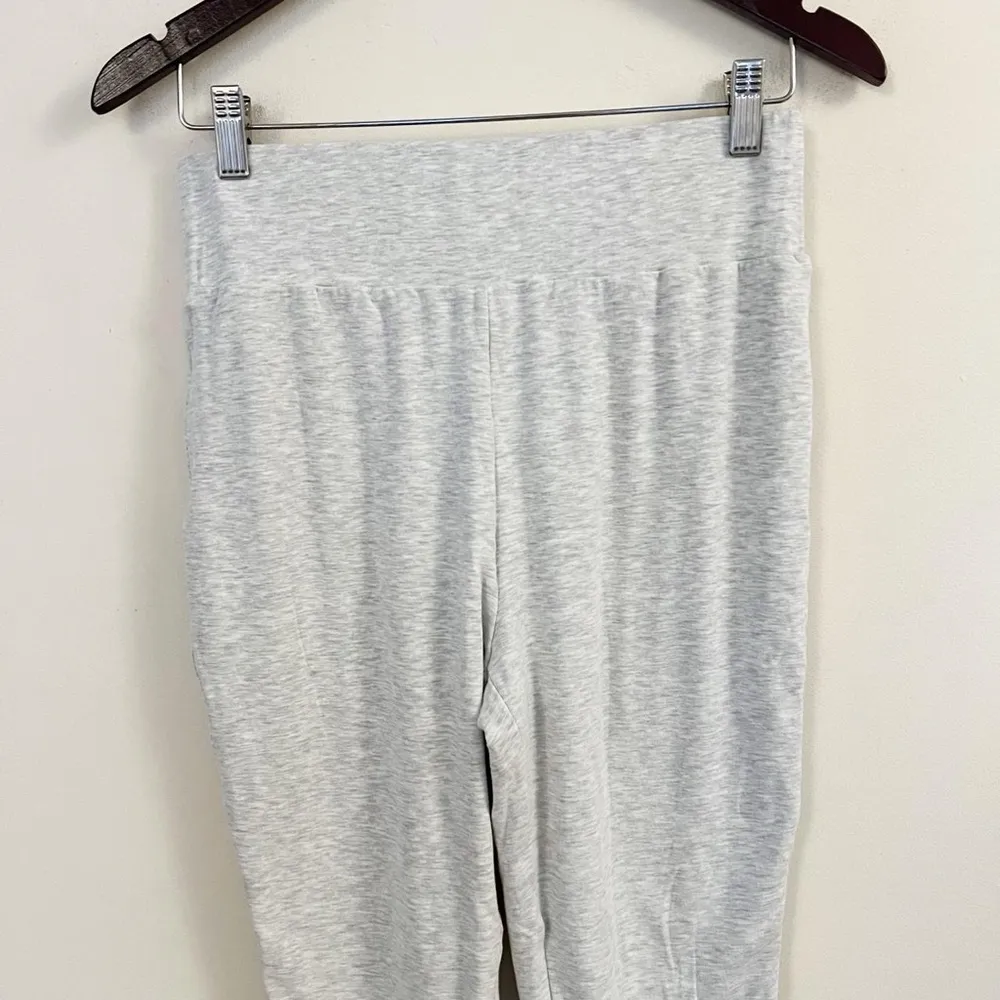 By Egreis Colorblock Neon Joggers High Rise Soft Knit Gray Size Medium Cotton - Image 2