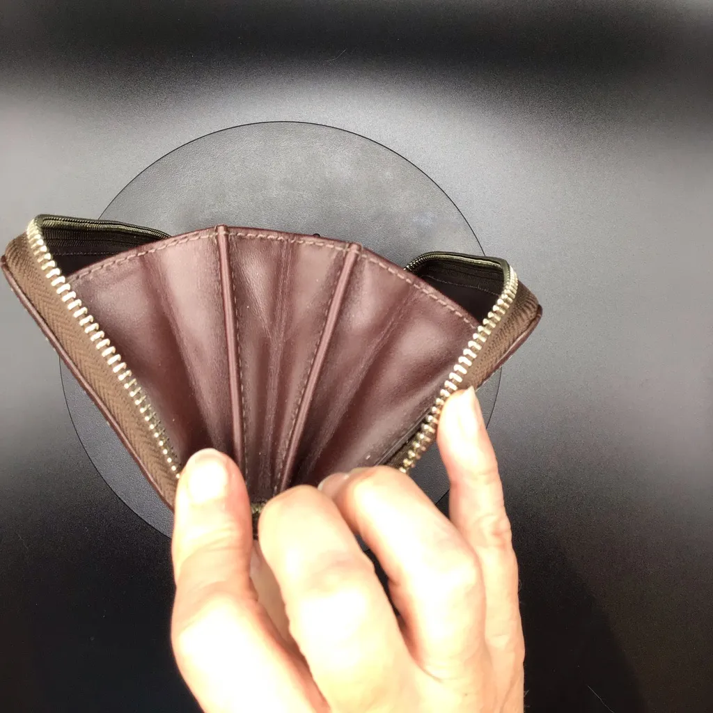 Coach Bags | Coach Heritage Signature Stripe Pvc Zip Around Accordion Wallet - Image 8