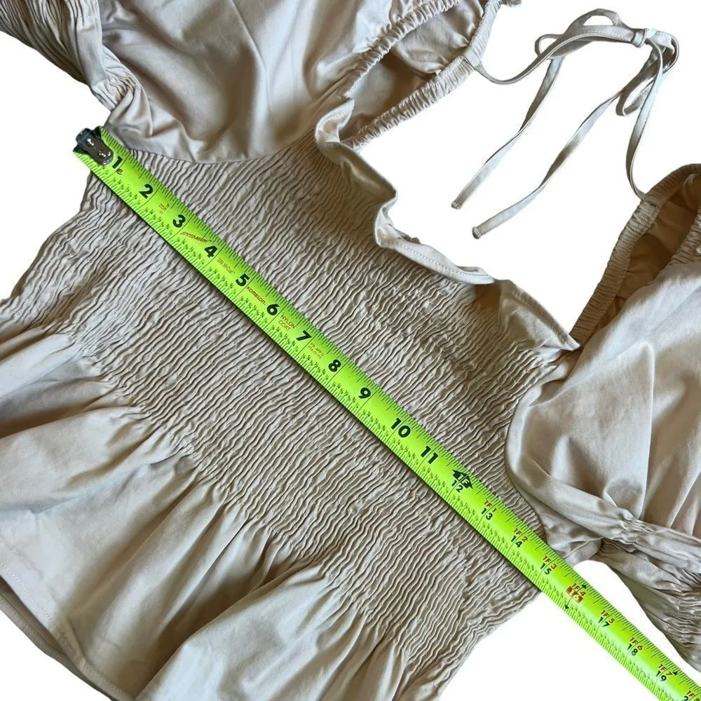 Topshop Shirred Satin Blouse - Image 8