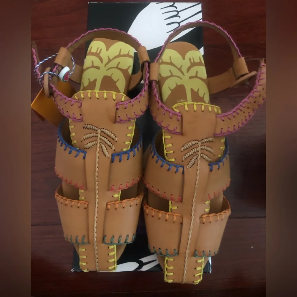 FARM Rio Caramel Palm Tree Sandal - Image 2