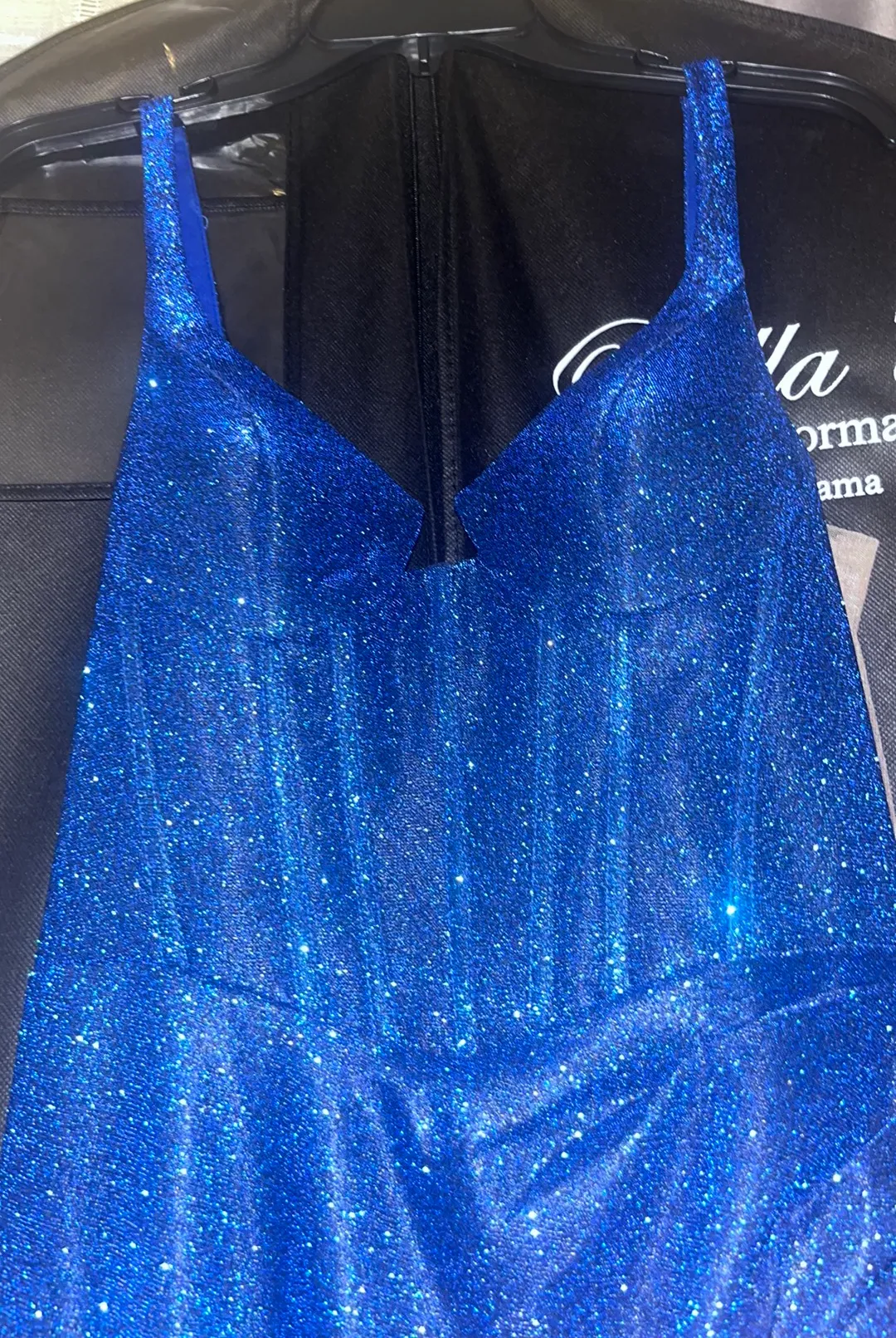 Bella’s bridal and formal Prom dress Blue Size M - Image 2