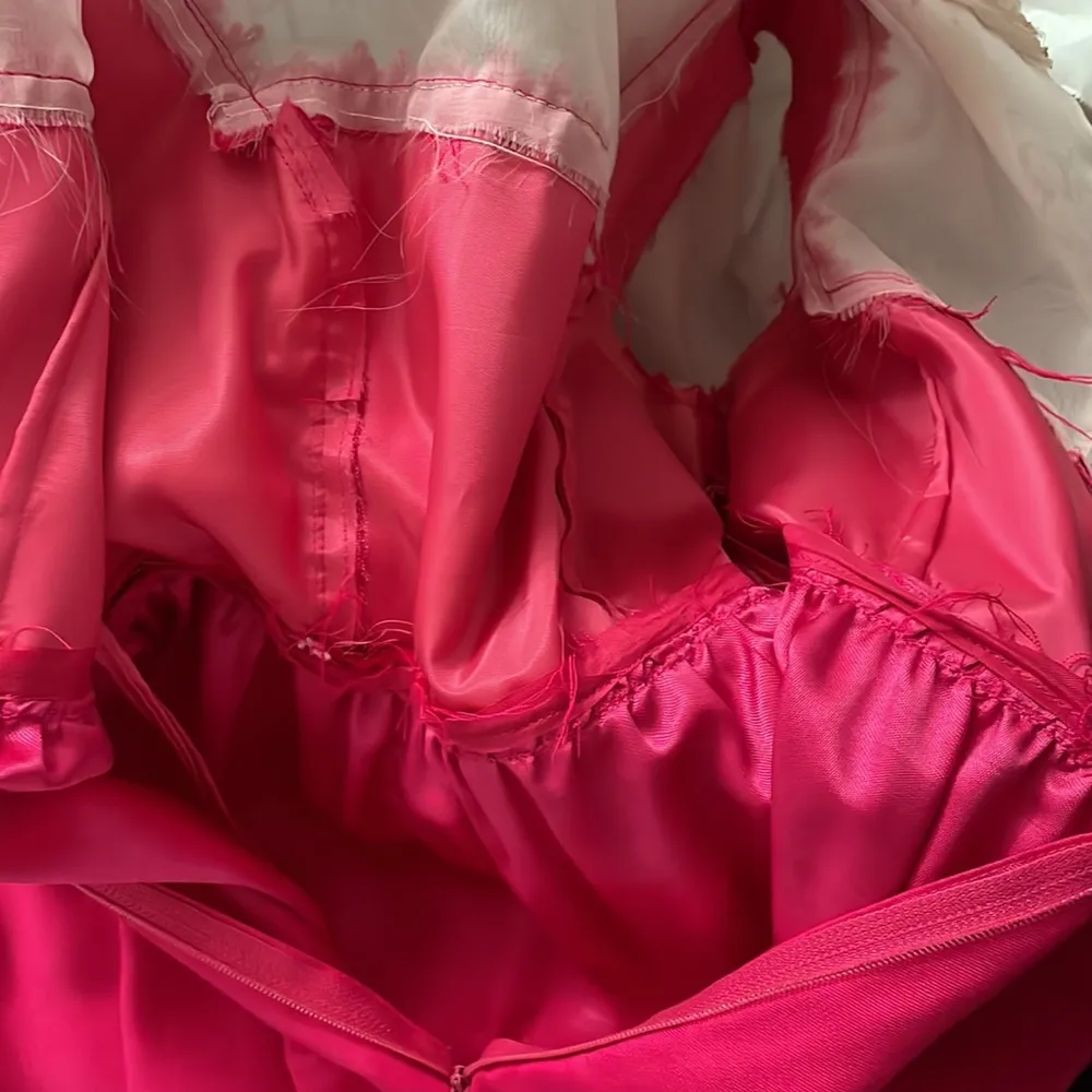 70s pink prairie maxi dress - Image 8