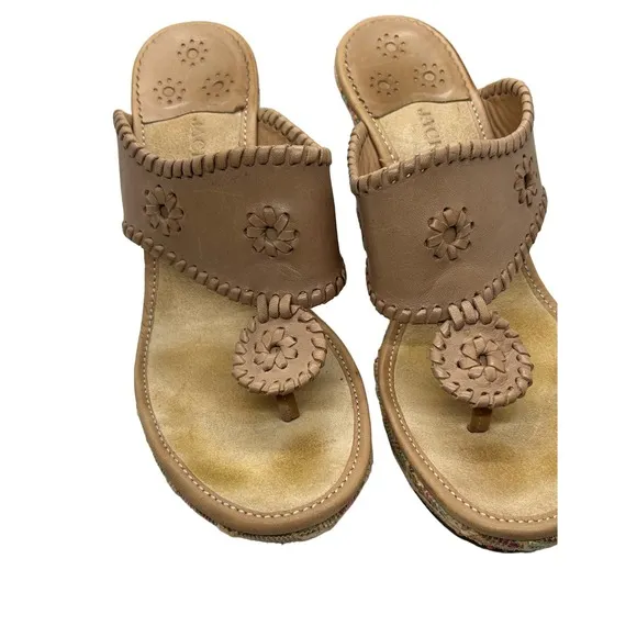 Jack Rogers Women’s Marbella Rainbow Wedge Sandal Size 8.5 - Image 2