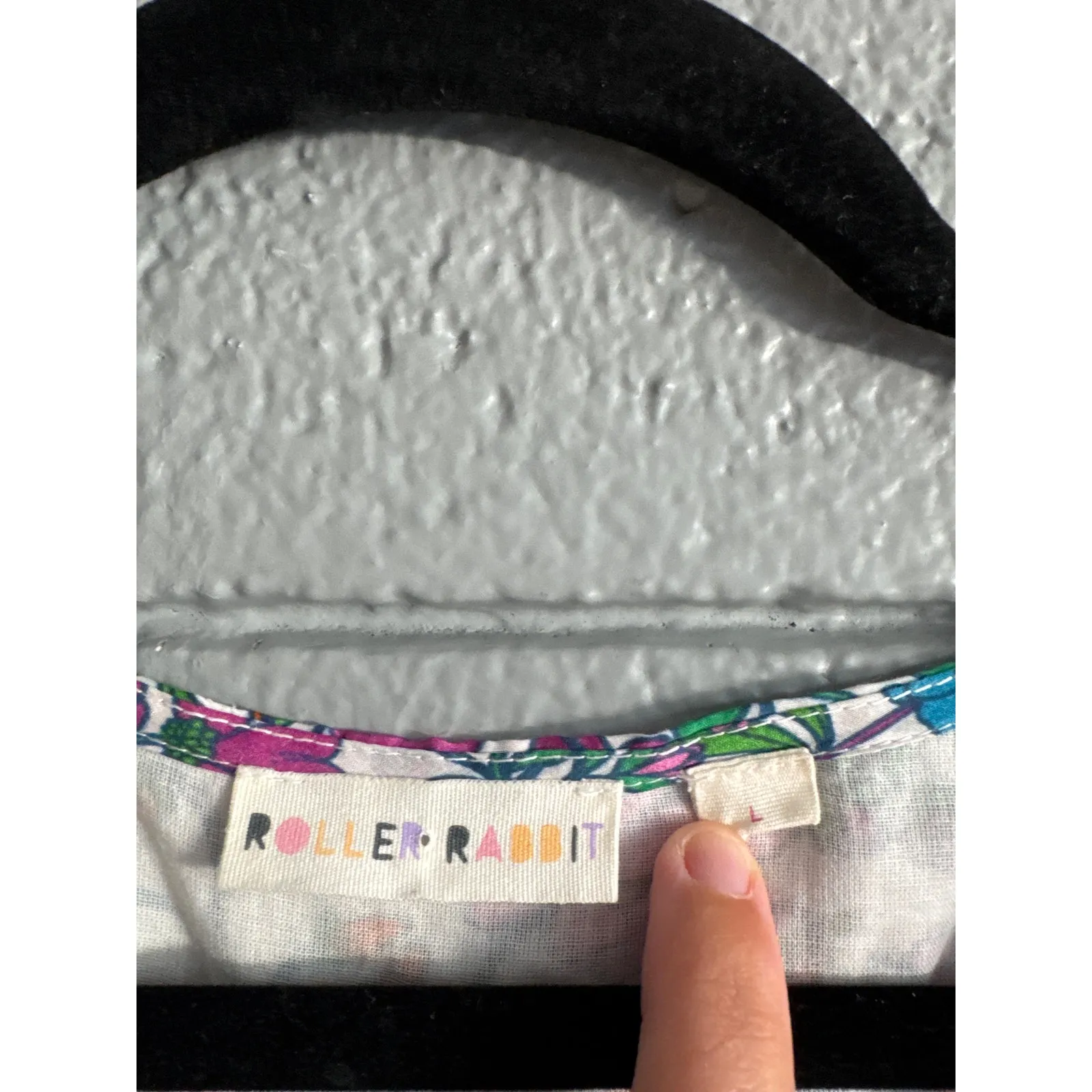 Women's Roller Rabbit Blomst Ondika Silk-Blend Floral Dress size L - Image 3