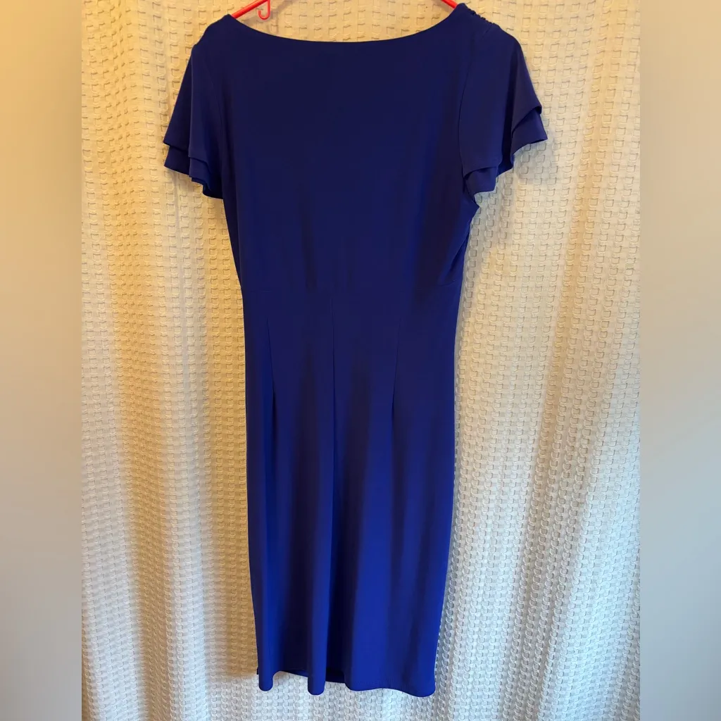 Ralph Lauren Royal Blue Midi Dress - Image 2
