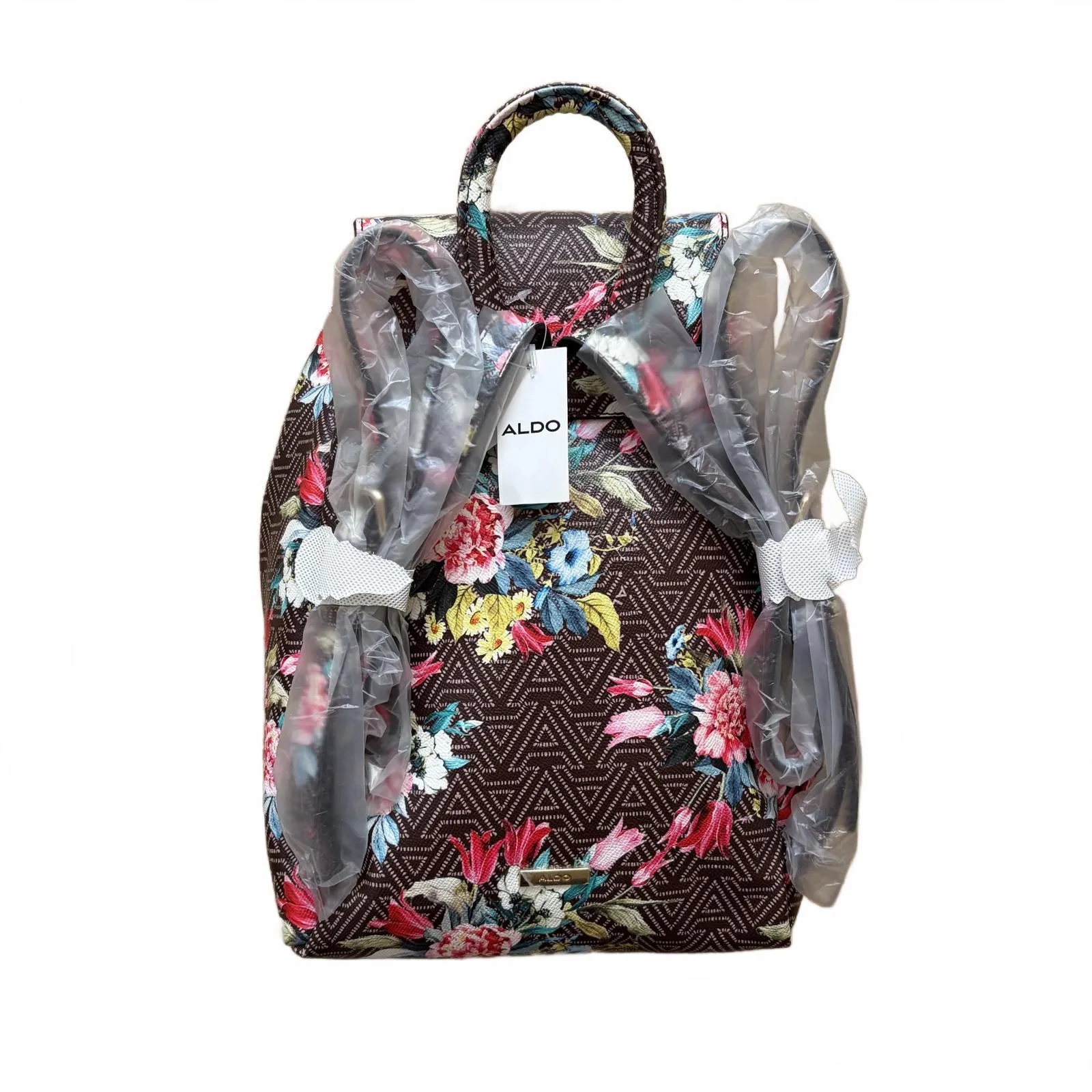 Aldo Acenaris Floral Backpack Faux Leather NWT - Image 2