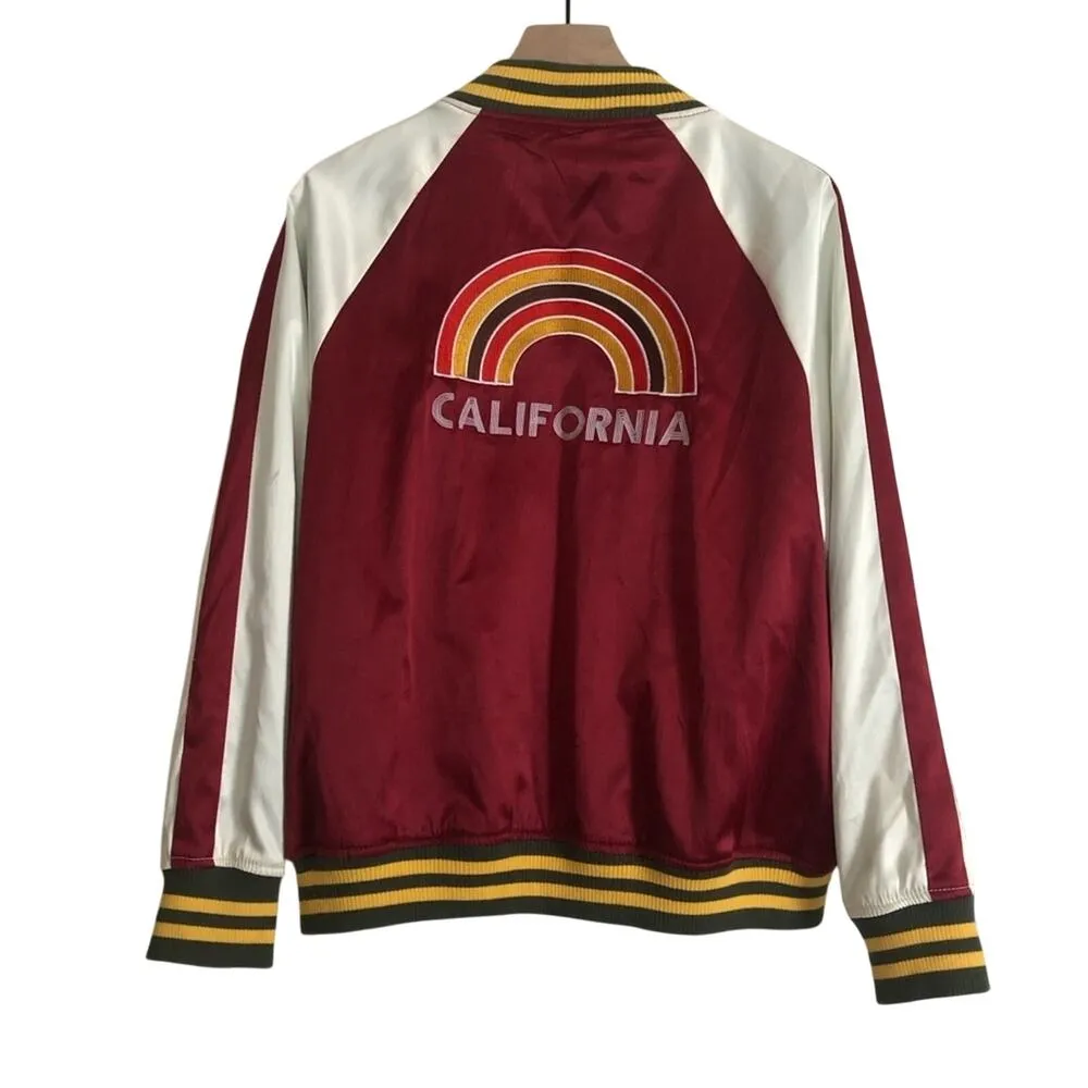 Ashley by 26 International Downtown Collection Satin California Varsity Jacket - Image 3