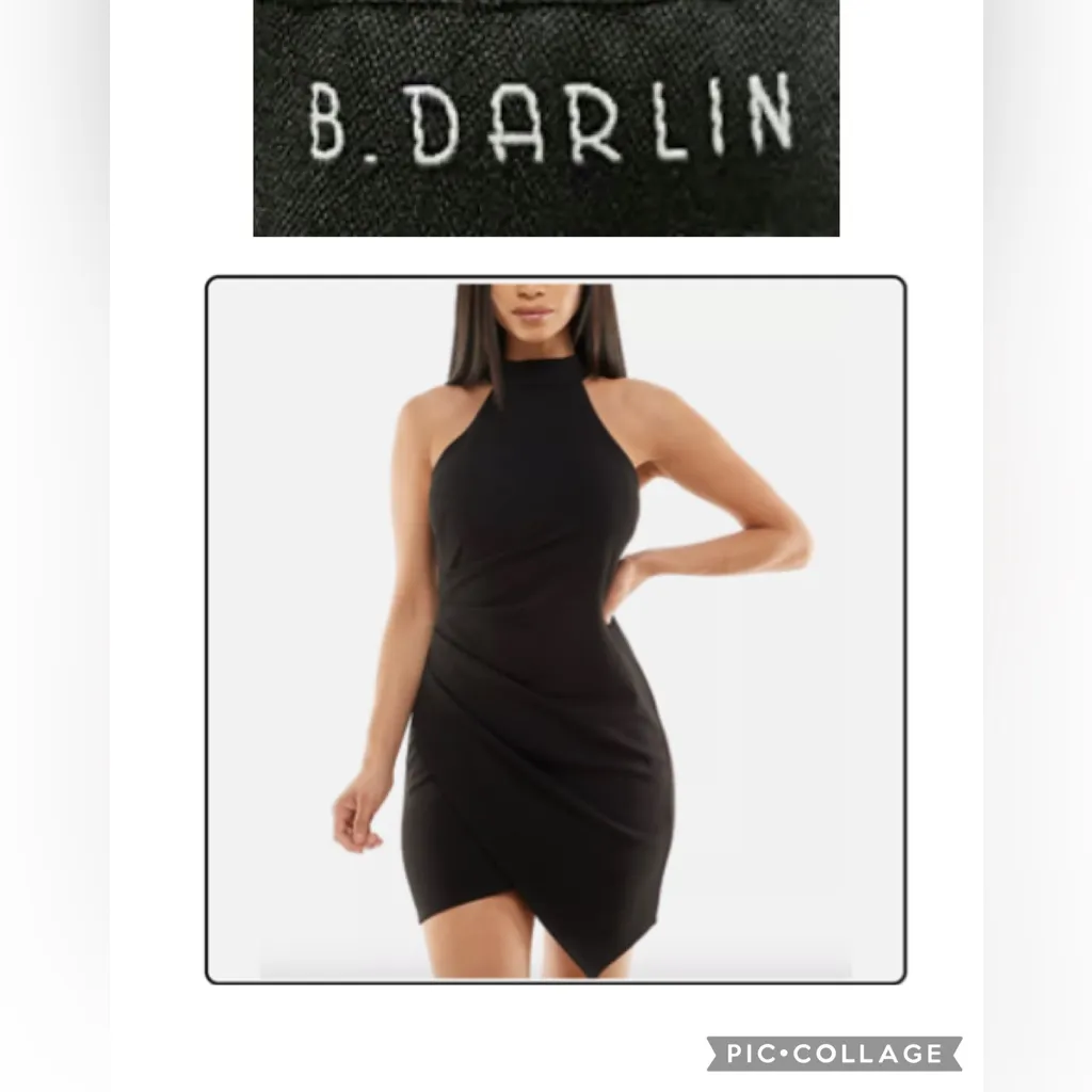 B Darlin Black Backless Dress - Image 2