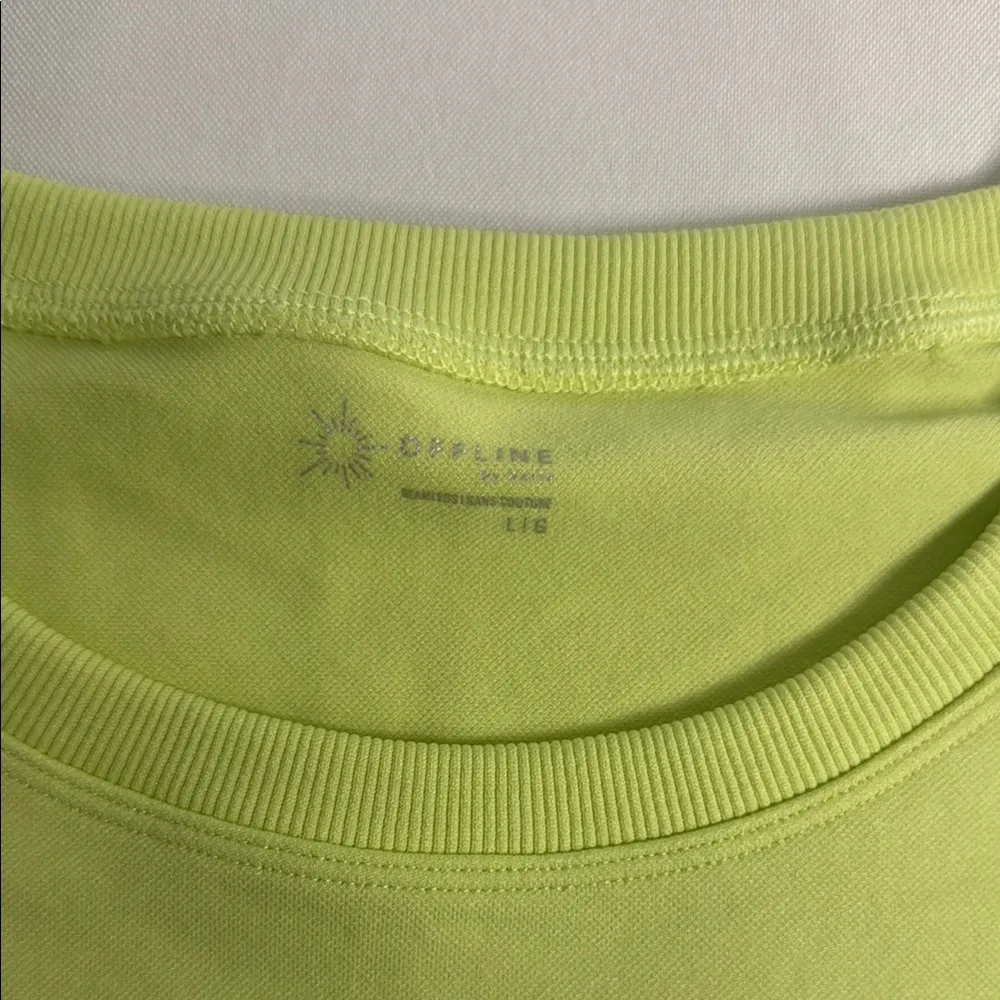 Green Fitted Crop T - Image 5