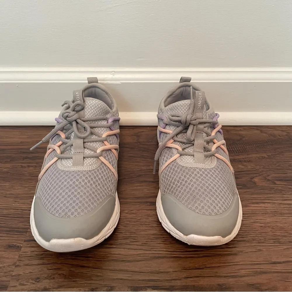 Vionic Zeliya Comfort Walking Shoes Sz 9.5 Grey - Image 5