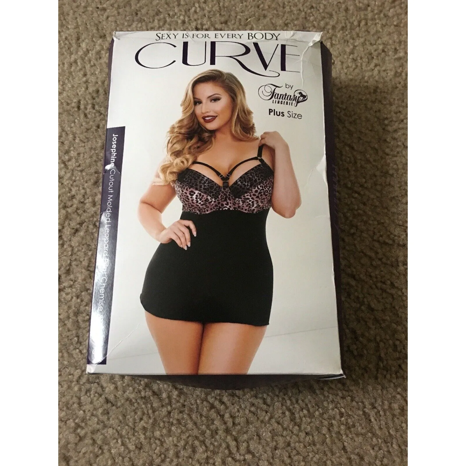 Curve by Fantasy Women's Plus Baby Doll Teddy Lingerie Dress 1pc Size 3X - Image 10