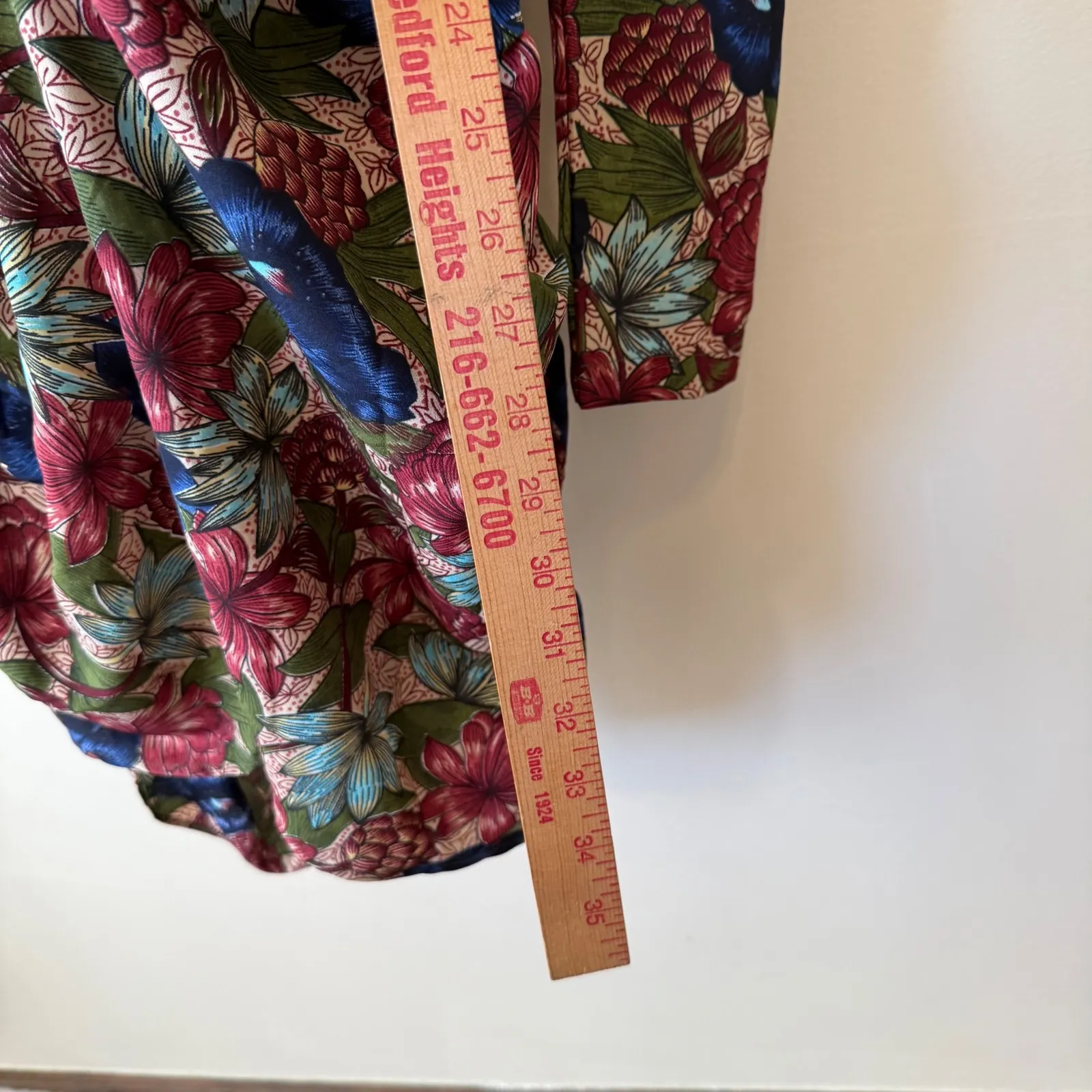 Walter‎ Baker Floral Cutout Bodycon Dress Size 12 Puff Sleeve Ruched Party - Image 11