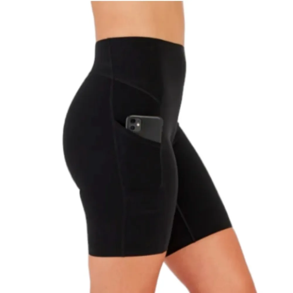 SPANX Women's Every Wear Bike Shorts With Small Pocket Very Black Size Small - Image 3