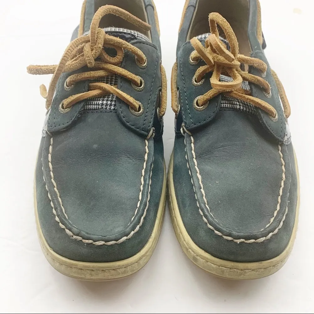 Sperry Topsider Size 7.5 Navy Blue Slip On Boat Shoe Loafers - Image 3