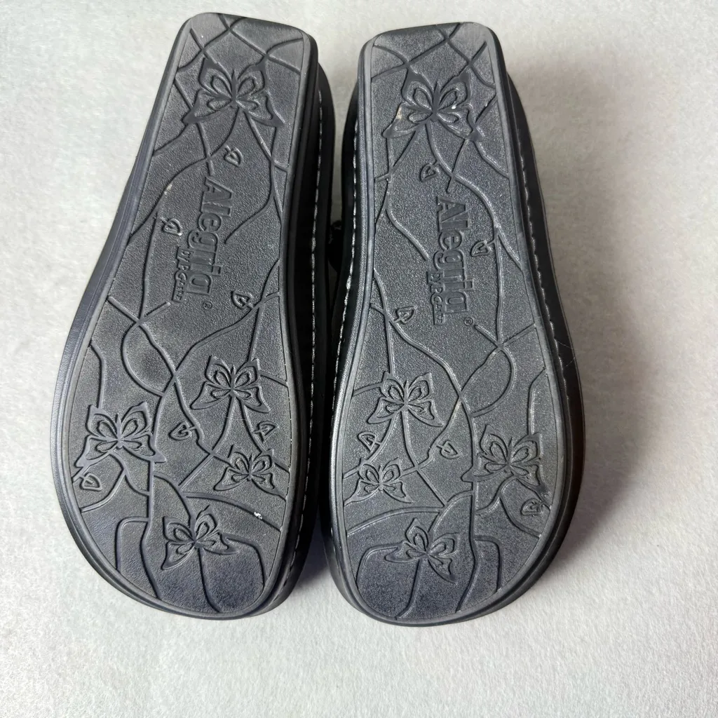 Alegria BEL-162 Womens Metallic Silver Mary Jane Shoes Leather Nurse 35/US 5-5.5 - Image 12