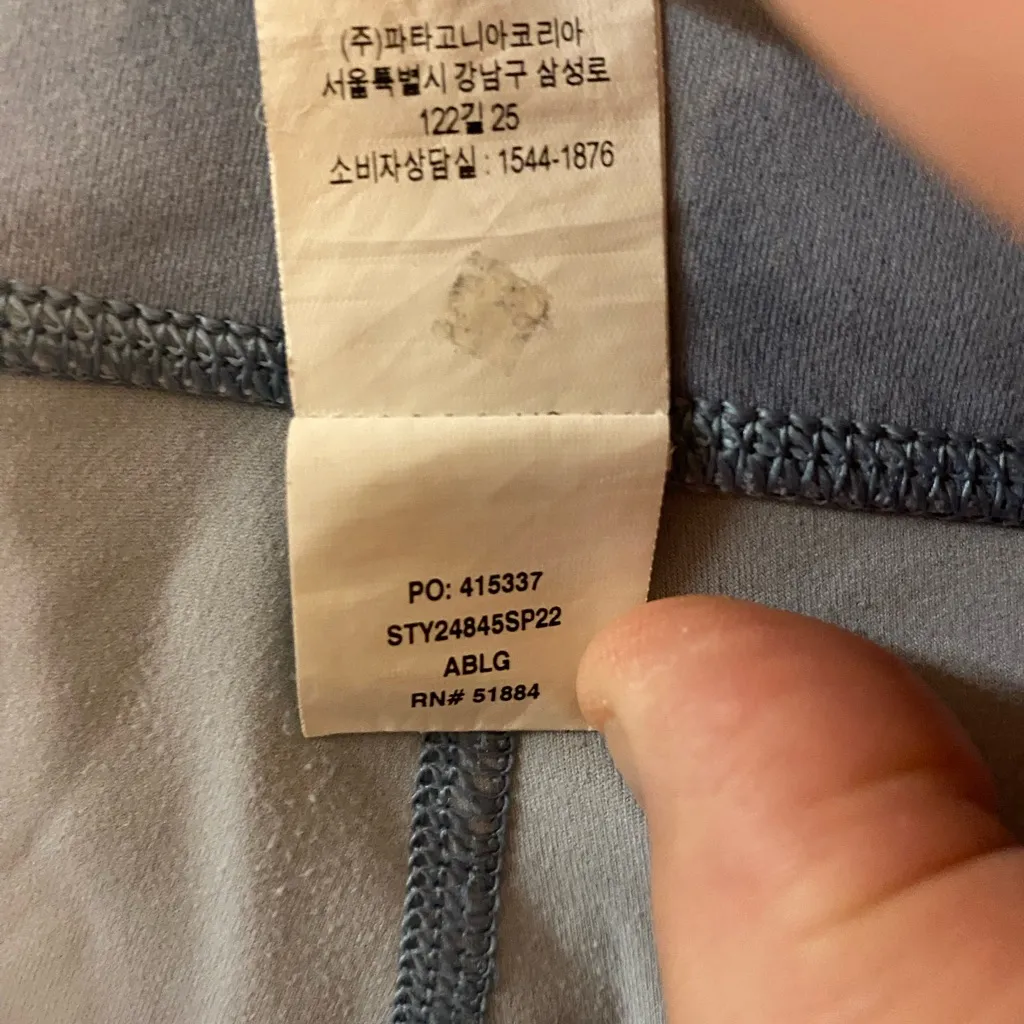 Women's Blue NetPlus Patagonia Maipo Leggings Cropped Leggings Size XL - Image 3