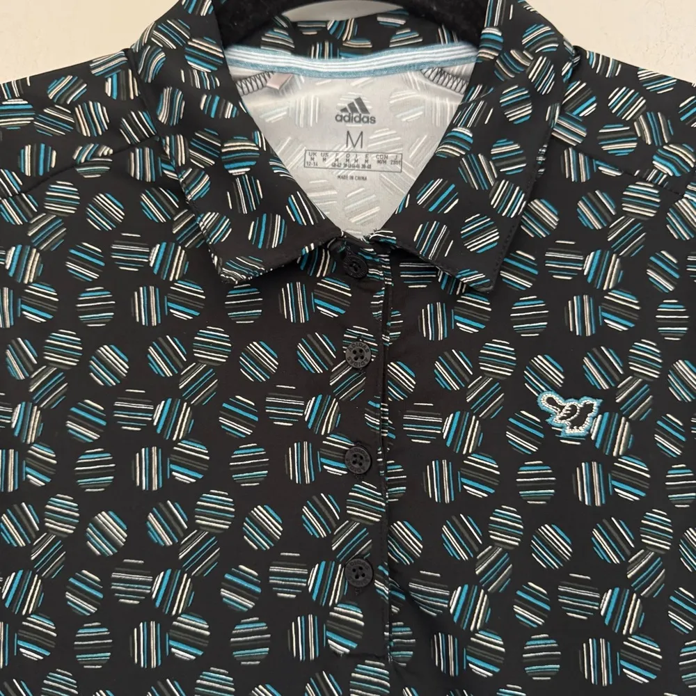 Adidas Ultimate365 Print Sleeveless Golf Polo - Image 7