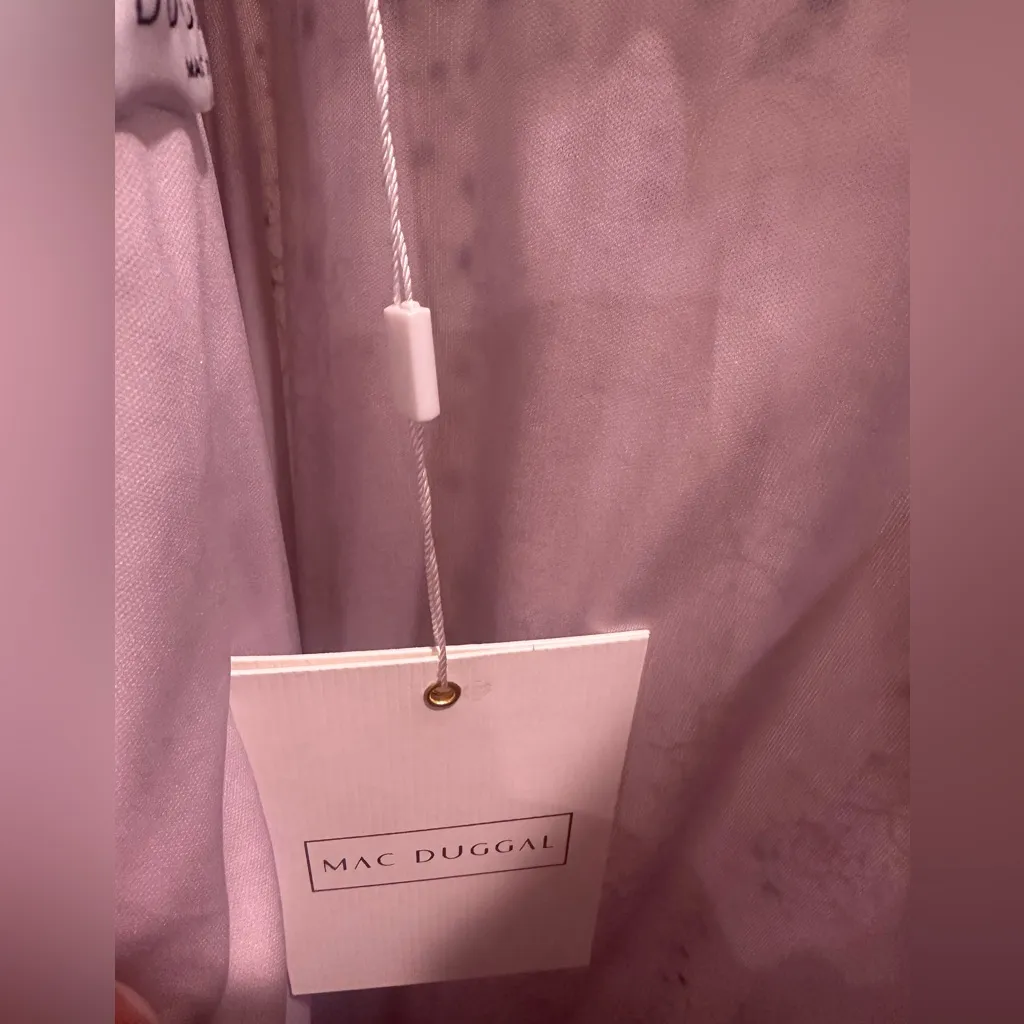 Mac Duggal 50692 Violet Sequin Beaded Gown Size 2 NWT Prom Formal Dress - Image 8