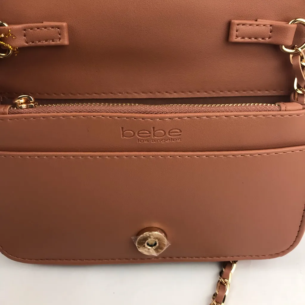 Bebe Sophia Crossbody Small Dark Blush Purse - Image 5