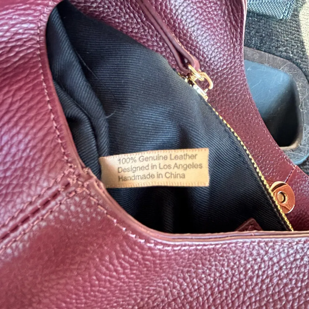 Burgundy Bella LAGGO bag Red - Image 4