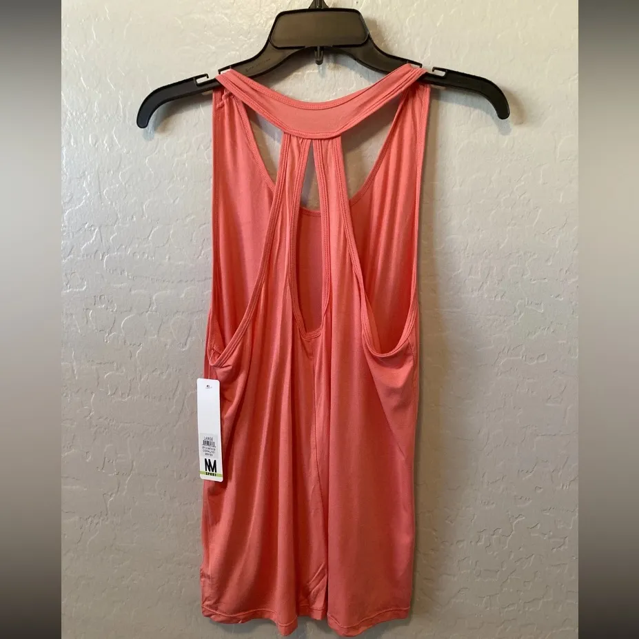 NICOLE MILLER YOGA/ SPORT SHORT SLEEVE TOP | L. - Image 2