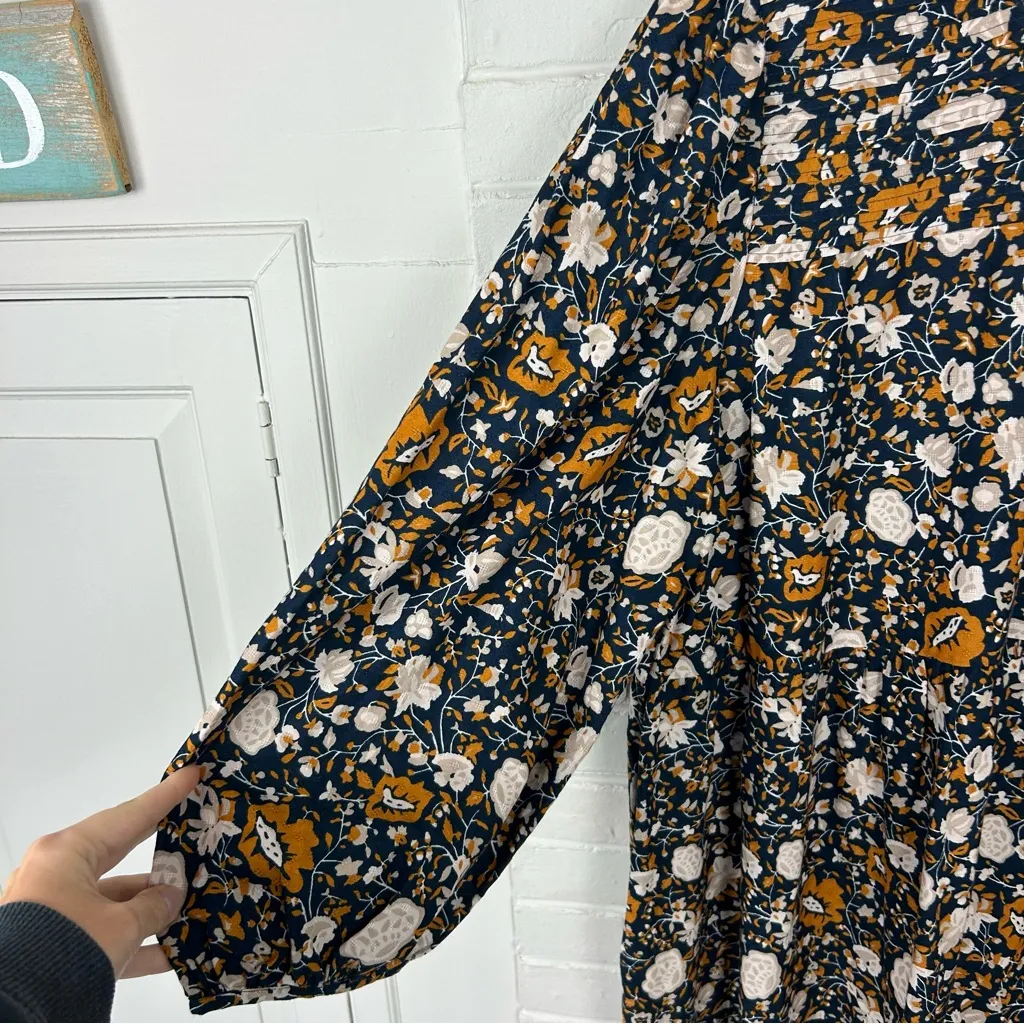 Universal Thread Boho Floral Print Midi/Maxi Dress Size XXL - Image 9