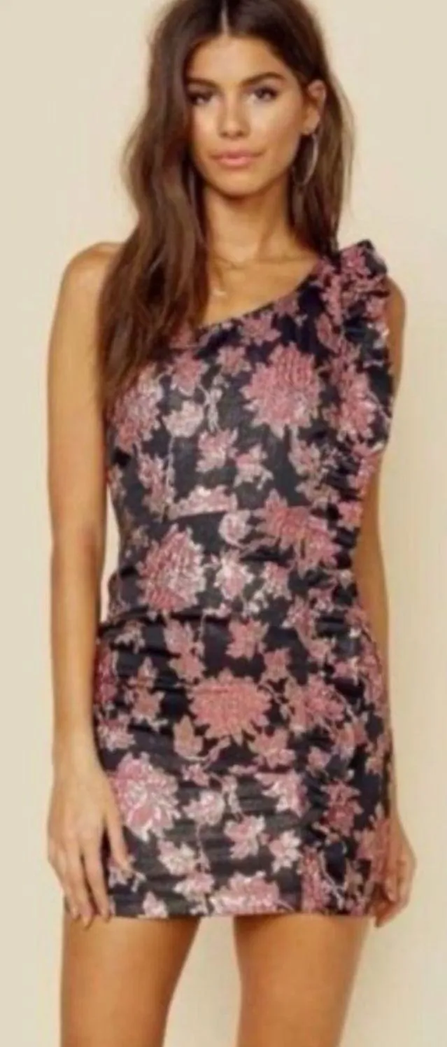 Luella Jacquard Metallic Mini Dress - Image 3