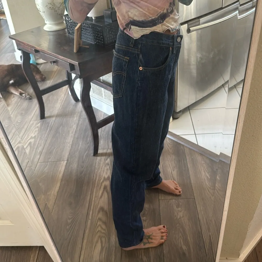 True Vintage Levi 501 Jeans made in Jan 1991 made in USA - Image 6