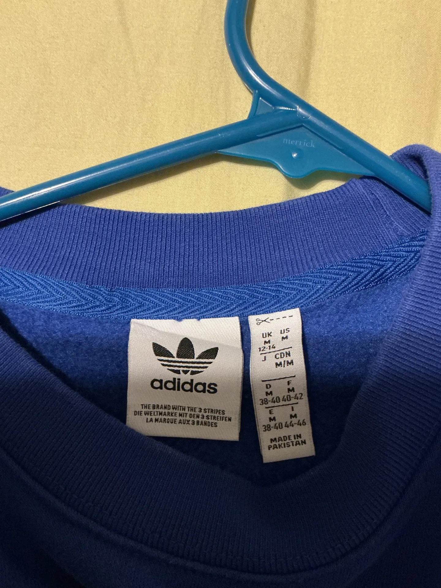 Dark blue adidas crewneck - Image 3