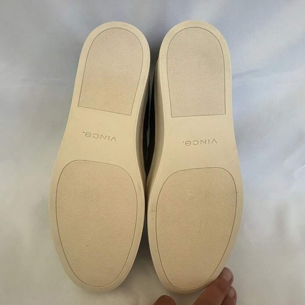 Vince Women's Warren Flannel Wool Platform Sneaker Slip On Shoe in Gray Size 9.5 - Image 10